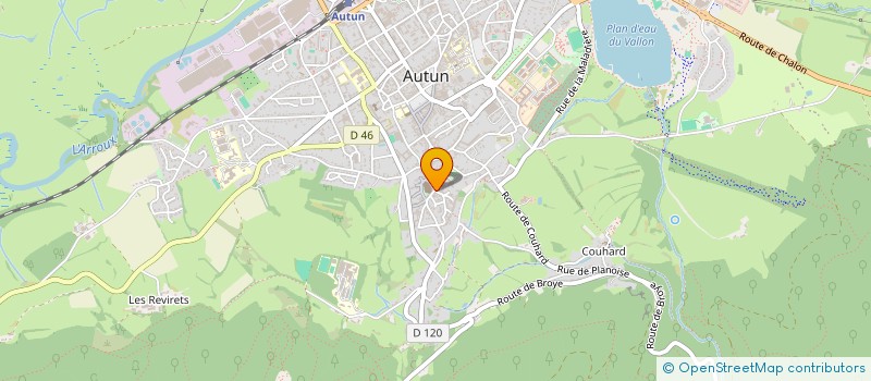 localisation de l'entreprise AU FOND DE LA COUR A GAUCHE à AUTUN