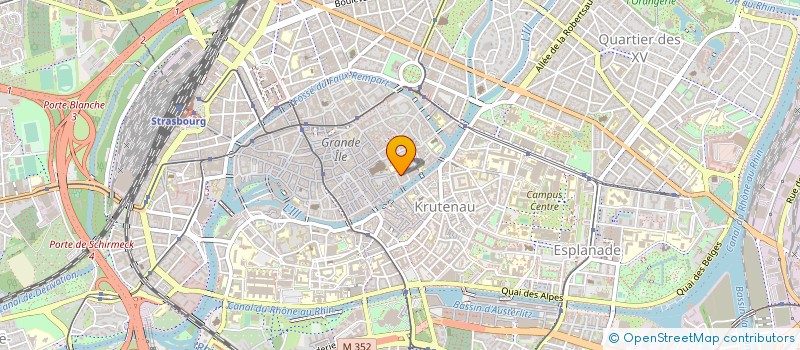 localisation de l'entreprise AU FOND DU JARDIN à STRASBOURG