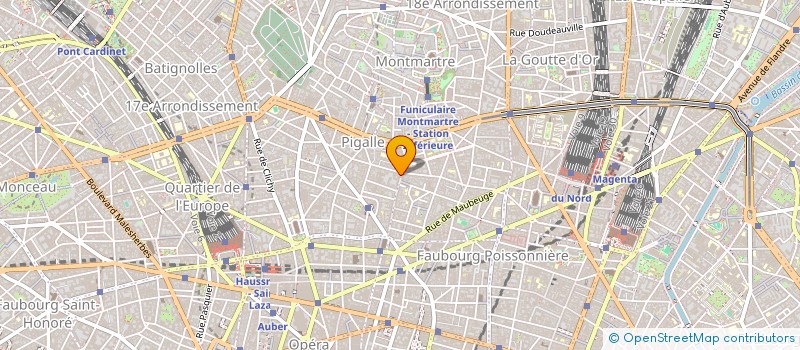 localisation de l'entreprise AU FOND DU JARDIN à PARIS