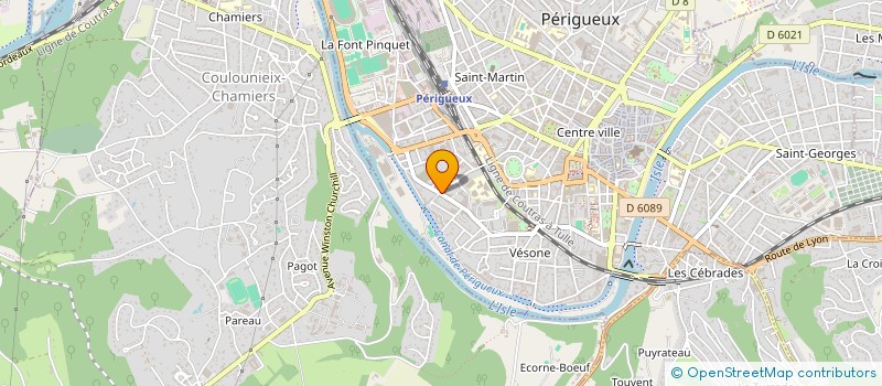 localisation de l'entreprise AU FOND DU JARDIN à PERIGUEUX