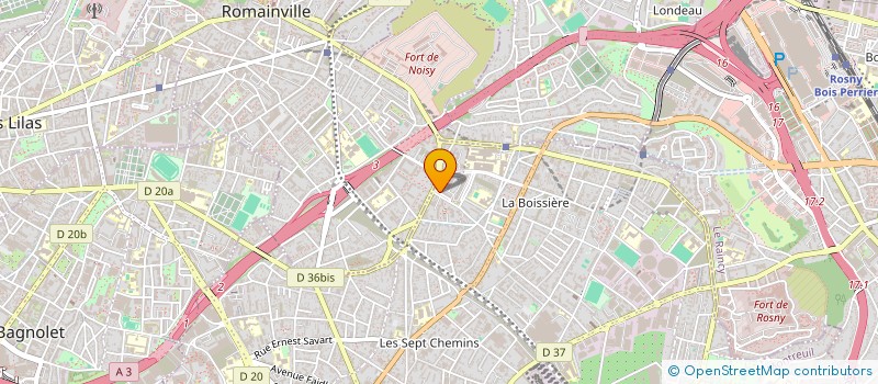 localisation de l'entreprise AU FOUR à MONTREUIL