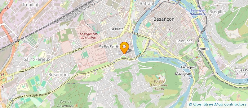 localisation de l'entreprise AU FOUR A PAINS à BESANCON