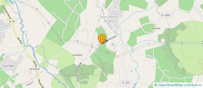 localisation de l'entreprise AU FOUR D'ANTAN  SABLONS