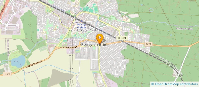 localisation de l'entreprise AU FOUR ET AU MOULIN  ROISSY-EN-BRIE