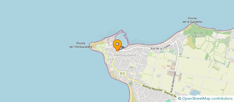 localisation de l'entreprise AU FOUR ET AU MOULIN à NOIRMOUTIER-EN-L'ILE