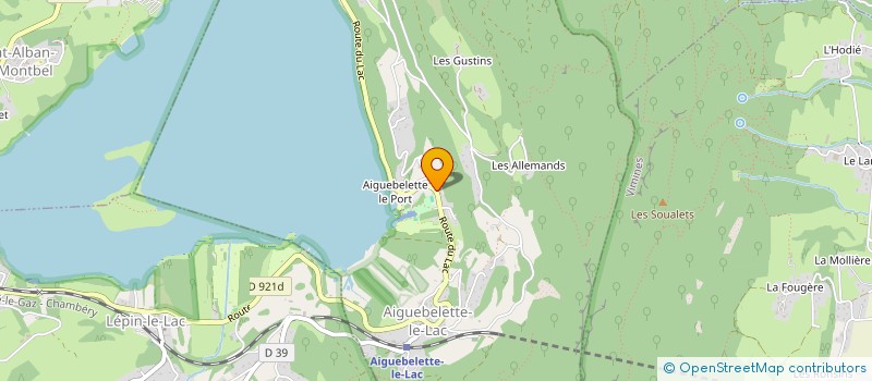 localisation de l'entreprise AU FOUR GABELLAN  AIGUEBELETTE-LE-LAC