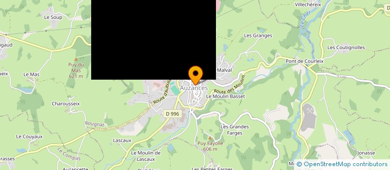 localisation de l'entreprise AU FOURNIL AUZANCAIS à AUZANCES