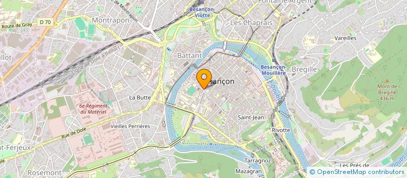 localisation de l'entreprise AU FOURNIL COMTOIS à BESANCON