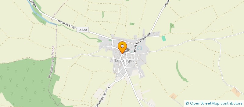 localisation de l'entreprise AU FOURNIL D'ANTAN  LES SIEGES