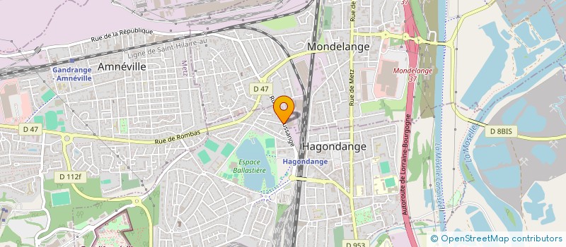 localisation de l'entreprise AU FOURNIL D'EMMA  HAGONDANGE