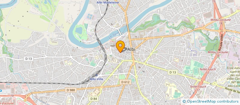 localisation de l'entreprise AU FOURNIL D'ERNEST ET JULIETTE à ALBI