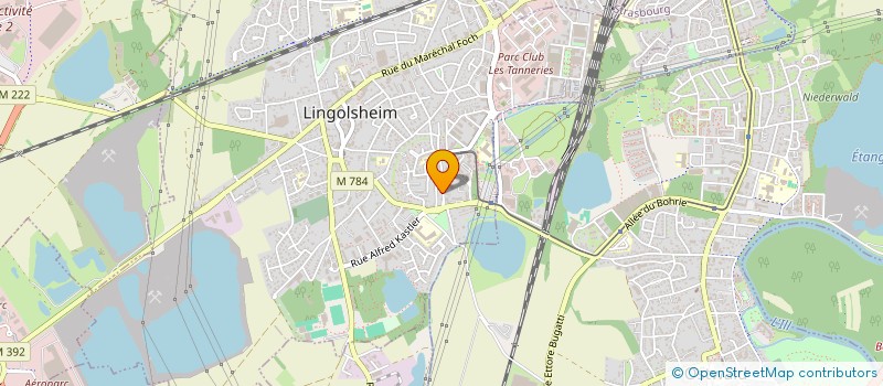 localisation de l'entreprise AU FOURNIL D'HAUTEPIERRE  LINGOLSHEIM