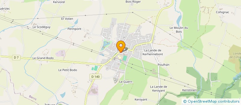 localisation de l'entreprise AU FOURNIL DE BERRIC  BERRIC