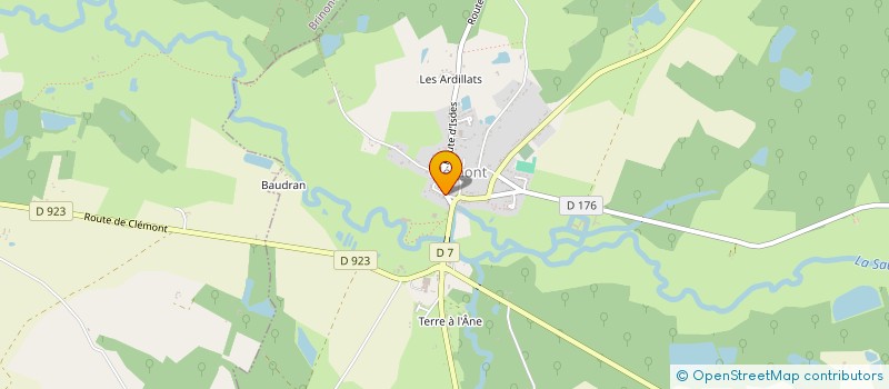 localisation de l'entreprise AU FOURNIL DE CLEMONT  CLEMONT