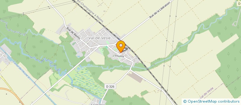 localisation de l'entreprise AU FOURNIL DE CYRIL  VAL-DE-VESLE