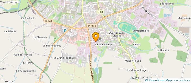 localisation de l'entreprise AU FOURNIL DE FABRICE  VITRE