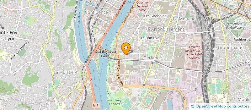 localisation de l'entreprise AU FOURNIL DE LA HALLE à LYON