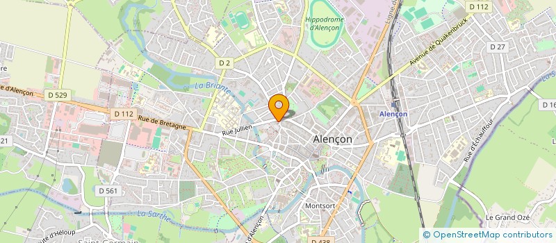 localisation de l'entreprise AU FOURNIL DE LANCREL à ALENCON