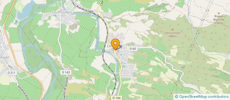 localisation de l'entreprise AU FOURNIL DE LEUC  LEUC