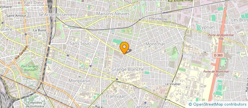 localisation de l'entreprise AU FOURNIL DE MONTCHAT à LYON