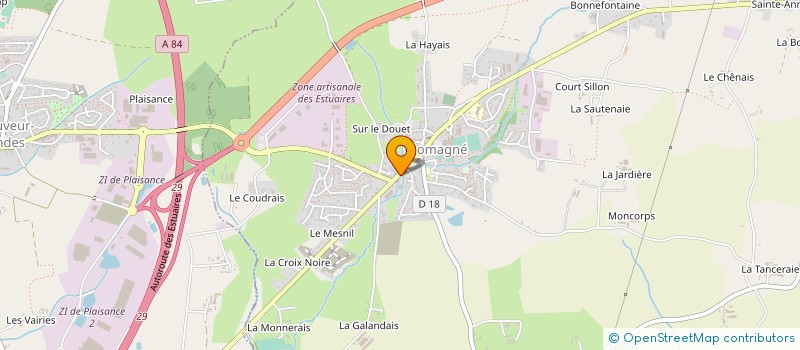 localisation de l'entreprise AU FOURNIL DE MORWENNA à ROMAGNE