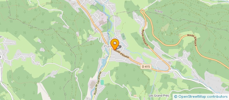 localisation de l'entreprise AU FOURNIL DE PLAINFAING  PLAINFAING