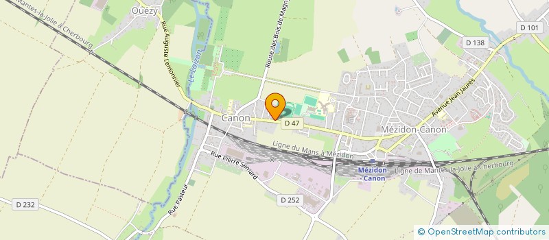 localisation de l'entreprise AU FOURNIL DE SEB  MEZIDON VALLEE D'AUGE