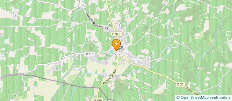 localisation de l'entreprise AU FOURNIL DE VISAN  VISAN