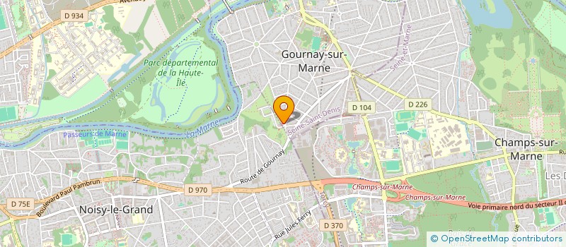 localisation de l'entreprise AU FOURNIL DES COTEAUX  GOURNAY-SUR-MARNE