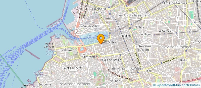 localisation de l'entreprise AU FOURNIL DES DAMES  MARSEILLE