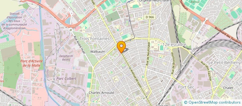 localisation de l'entreprise AU FOURNIL DU PAIN  REIMS