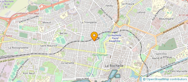 localisation de l'entreprise AU FOURNIL DU PARC  LA ROCHELLE