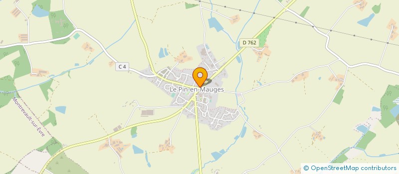 localisation de l'entreprise AU FOURNIL DU PIN à BEAUPREAU-EN-MAUGES