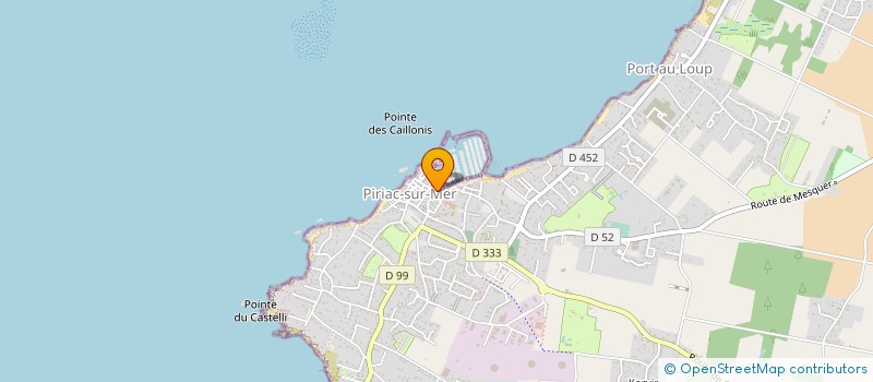 localisation de l'entreprise AU FOURNIL DU PORT  PIRIAC-SUR-MER