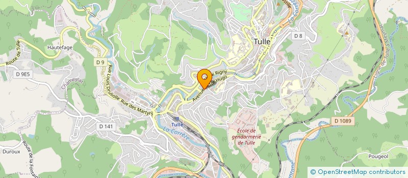 localisation de l'entreprise AU FOURNIL ST JACQUES  TULLE