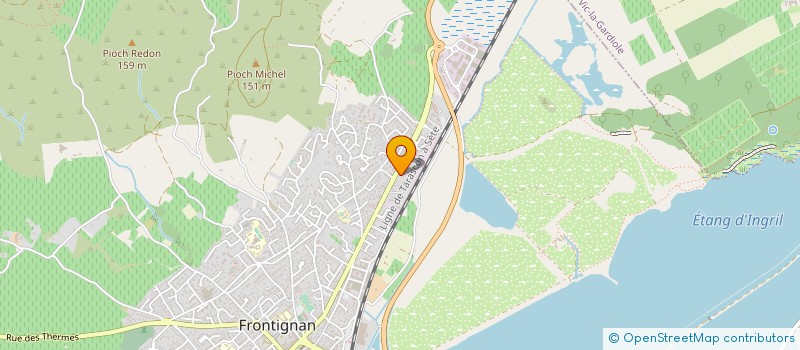 localisation de l'entreprise AU FRONTIGNAN à FRONTIGNAN