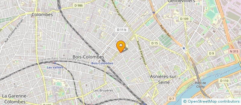 localisation de l'entreprise AU FRUIT DE LA PASSION  ASNIERES-SUR-SEINE