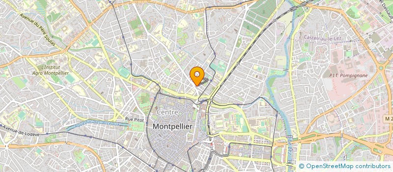 localisation de l'entreprise AU FRUITIER DES BEAUX ARTS à MONTPELLIER