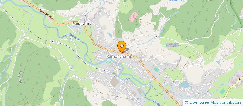 localisation de l'entreprise AU FUME VOSGIEN à RAMONCHAMP