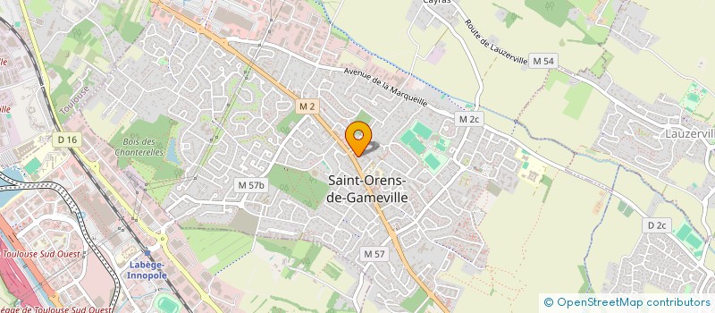 localisation de l'entreprise AU FUT DE CHENE  SAINT-ORENS-DE-GAMEVILLE