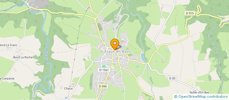 localisation de l'entreprise AU FUT TENDU à EVAUX-LES-BAINS