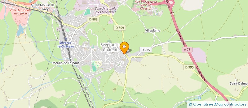 localisation de l'entreprise AU GAI PINSON à SEVERAC D'AVEYRON