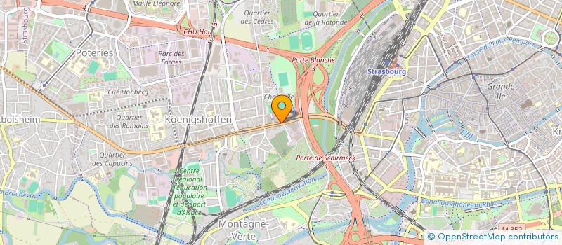 localisation de l'entreprise AU GARAGE DU ROMAIN SARL à STRASBOURG