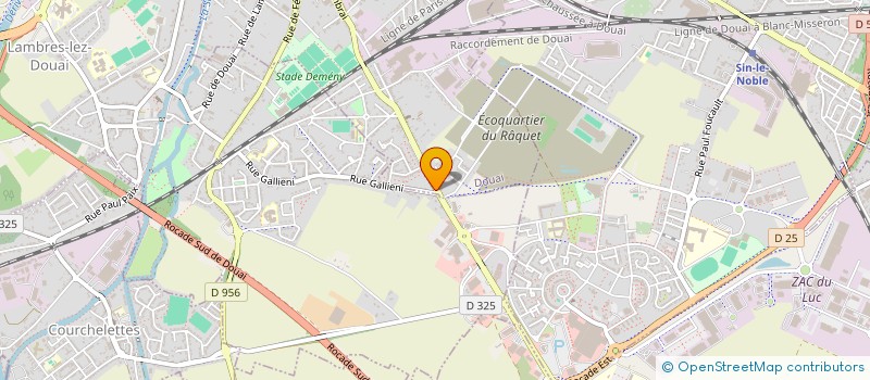localisation de l'entreprise AU GARDENIA à DOUAI