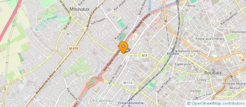 localisation de l'entreprise AU GASTRONOME  TOURCOING