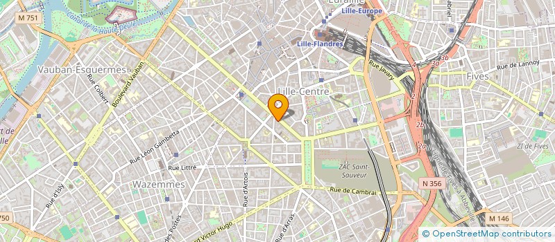localisation de l'entreprise AU GEORGES V à LILLE