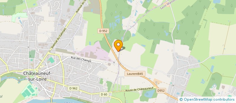 localisation de l'entreprise AU GITE DES BORDS DE LOIRE à GERMIGNY-DES-PRES