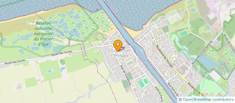 localisation de l'entreprise AU GITE DES FRANGINES  GRAND-FORT-PHILIPPE