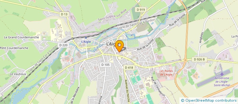 localisation de l'entreprise AU GLATI à L'AIGLE
