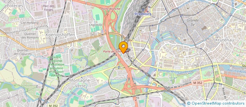 localisation de l'entreprise AU GOBELET D'OR à STRASBOURG